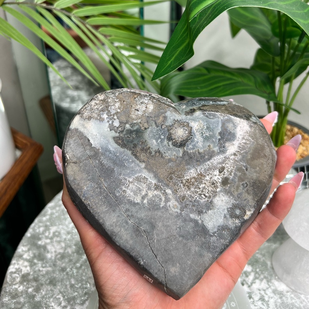 Druzy Lavender Amethyst Heart- DLA01 - Picture 5 of 7